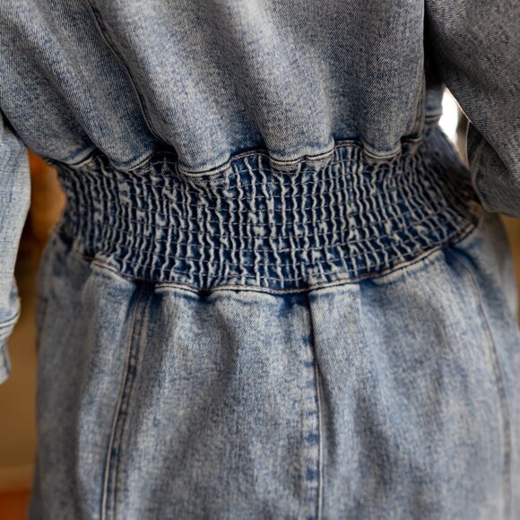 Retrofete Denim Jumpsuit - Picture 15 of 16